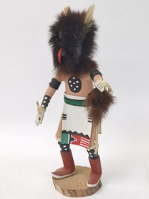 Vintage Navajo Hopi Wolf Dancer Kachina Doll