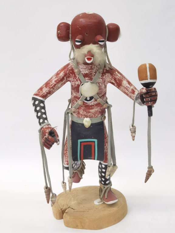 Vintage Marjorie Wille Navajo Hopi Mud-Head Kachina Doll (1 of 6)