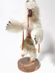 Vintage W. Yazzie Navajo Hopi Bear Kachina Doll