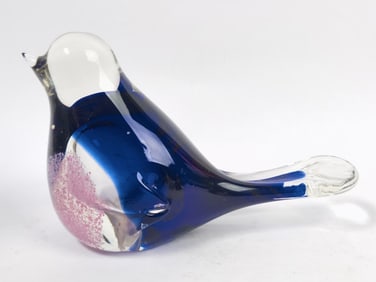 Vintage Murano Italy Art Glass Bird