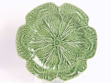 Vintage Bordallo Pinheiro Porcelain Cabbage Plate