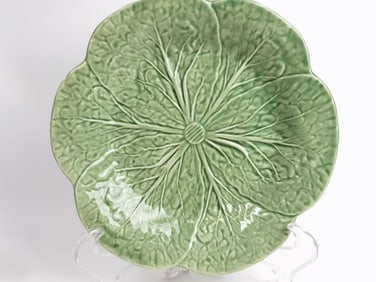 Vintage Bordallo Pinheiro Porcelain Cabbage Plate
