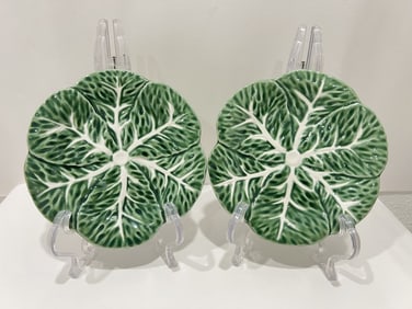 Pr. of Maxcera Porcelain Cabbage Dishes