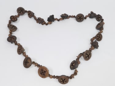 Vintage Chinese Organic Seeds Necklace