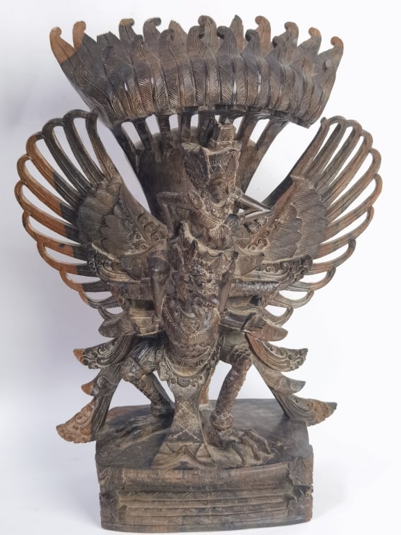 Vintage Balinese Wood Carved Garuda Sculpture (1 of 13)