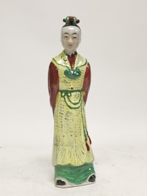 19-20th C. Chinese Porcelain Famille Rose Figurine