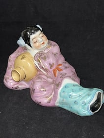 Qing Chinese Porcelain Famille Rose "LiuLingZuiJiu