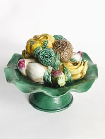 Qing Chinese Porcelain Sancai Fruit Bowl