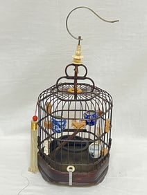 Chinese Bamboo Weaved Bird Cage
