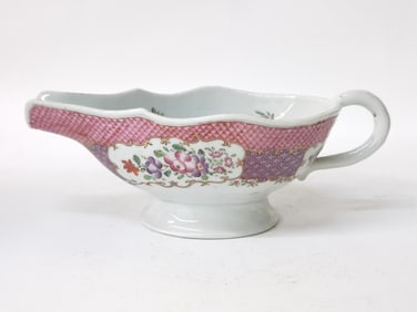 18th C. Chinese Export Porcelain Famille Rose Crea