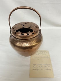 19-20th C. Chinese Copper Hand Warmer