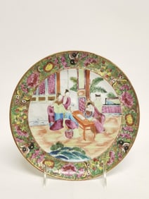 18-19th C. Chinese Export Porcelain Famille Rose P