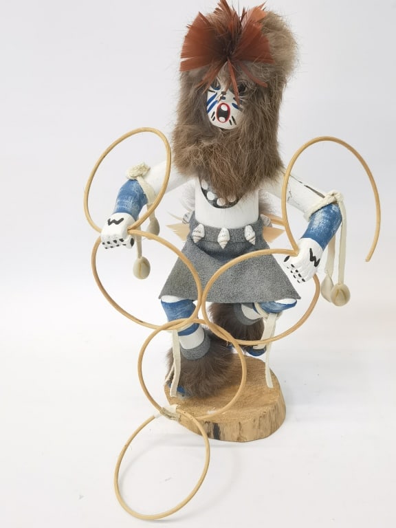 Vintage TFong Navajo Hopi Hoop Dancer Kachina Doll (1 of 7)