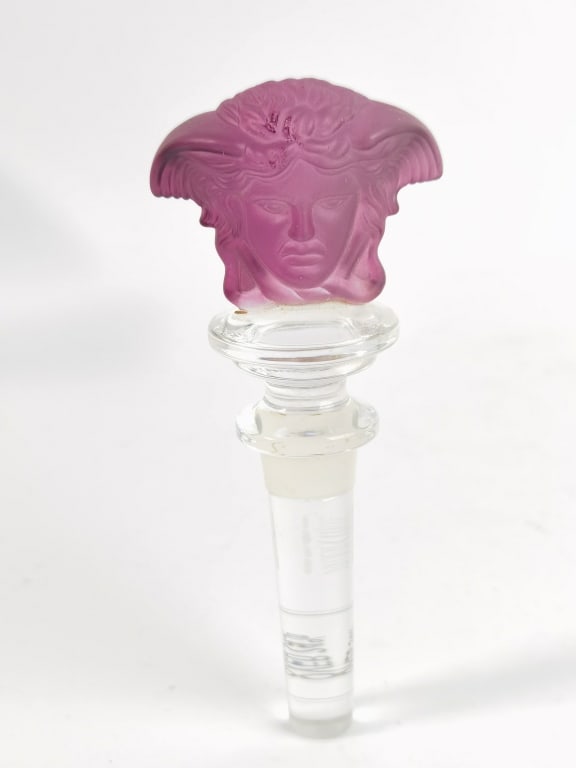 Vintage Rosenthal x Versace Frosted Crystal Stoppe (1 of 4)