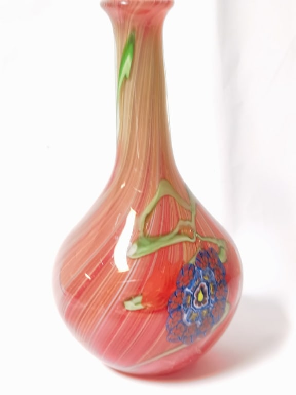 Vintage Murano Italy Millefiori Pulled Swirl Glass (1 of 6)