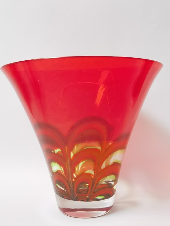 Evolution by Waterford Art Glass Trumpet Vase (1 of 8)