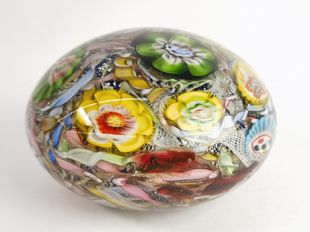 Monumental Murano Italy Millefiori Latticino Glass (1 of 6)