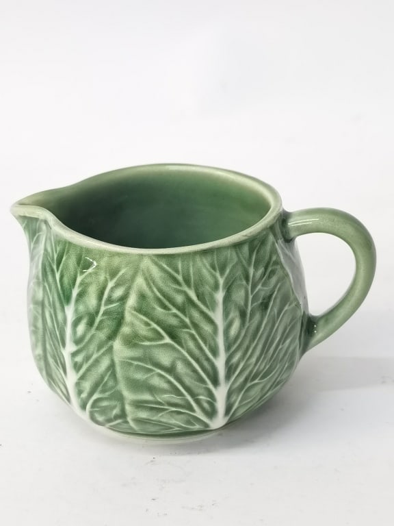 Vintage Bordallo Pinheiro Porcelain Cabbage Creame (1 of 3)
