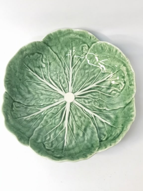 Vintage Bordallo Pinheiro Porcelain Cabbage Bowl (1 of 4)