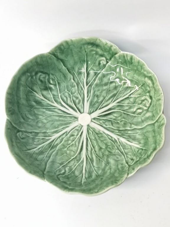 Vintage Bordallo Pinheiro Porcelain Cabbage Bowl (1 of 4)