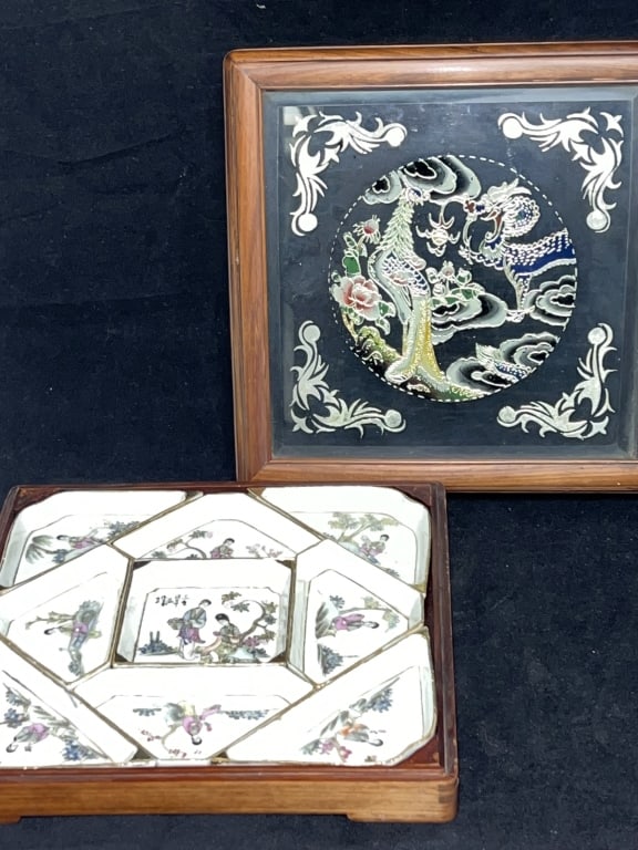 Qing Chinese Porcelain Famille Rose Snack Plates (1 of 8)