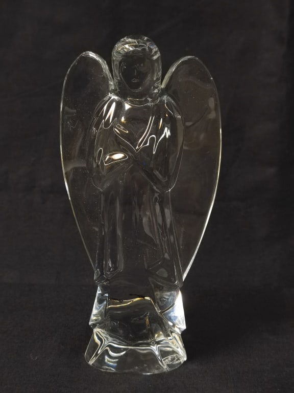 Vintage Baccarat France Crystal Angel: Vintage Baccarat France Crystal Angel, 6in