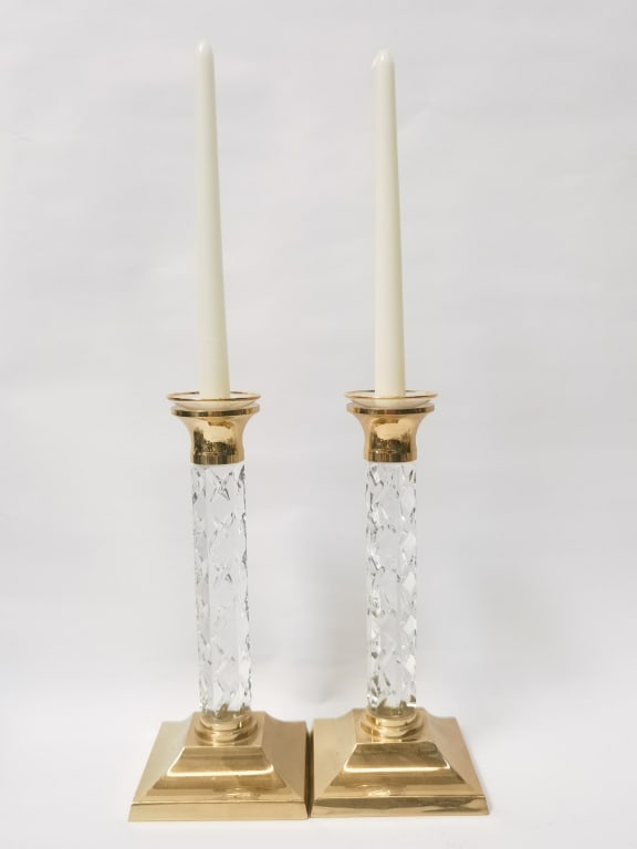 Pr. of Waterford Crystal Cambridge Candlesticks (1 of 5)