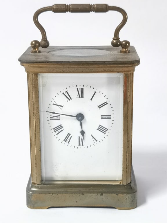 Antique France Brass Carriage Clock (1 of 6)