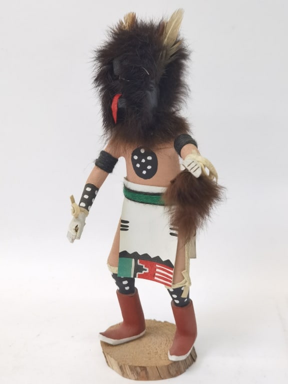 Vintage Navajo Hopi Wolf Dancer Kachina Doll (1 of 4)