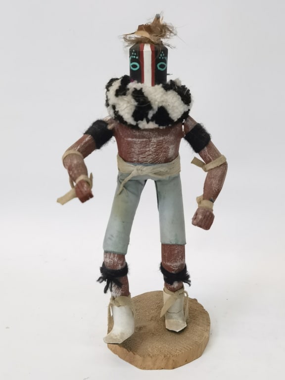 Vintage Signed Navajo Hopi Kokopella Kachina Doll (1 of 5)
