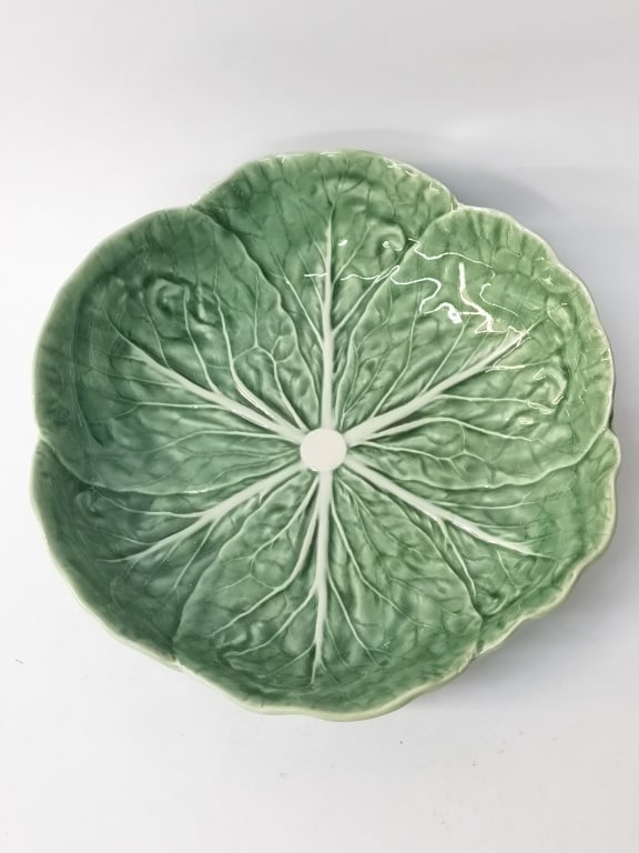 Vintage Bordallo Pinheiro Porcelain Cabbage Bowl (1 of 4)