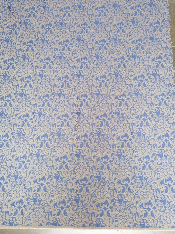 A Piece of Flower Vines Fabric: A Piece of Flower Vines Fabric, 56in by 43in