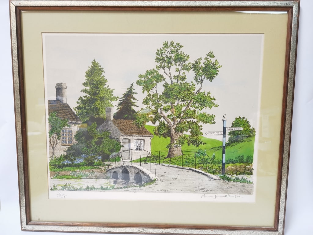 Limited Ed. Signed Landscape Etching Print (1 of 7)