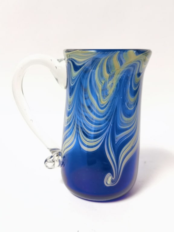 2006 John Barber Green Pulled Feather Cobalt Blue - 2