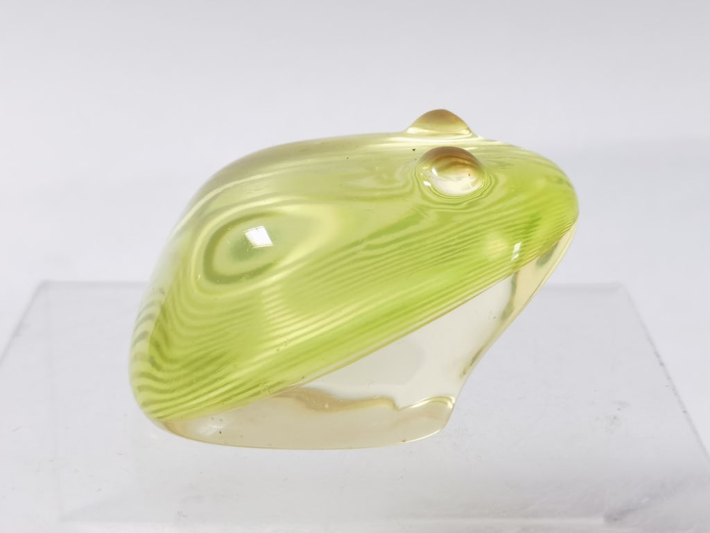 Mid-Century Abraham Palatnik Lucite Frog Sculpture (1 of 4)