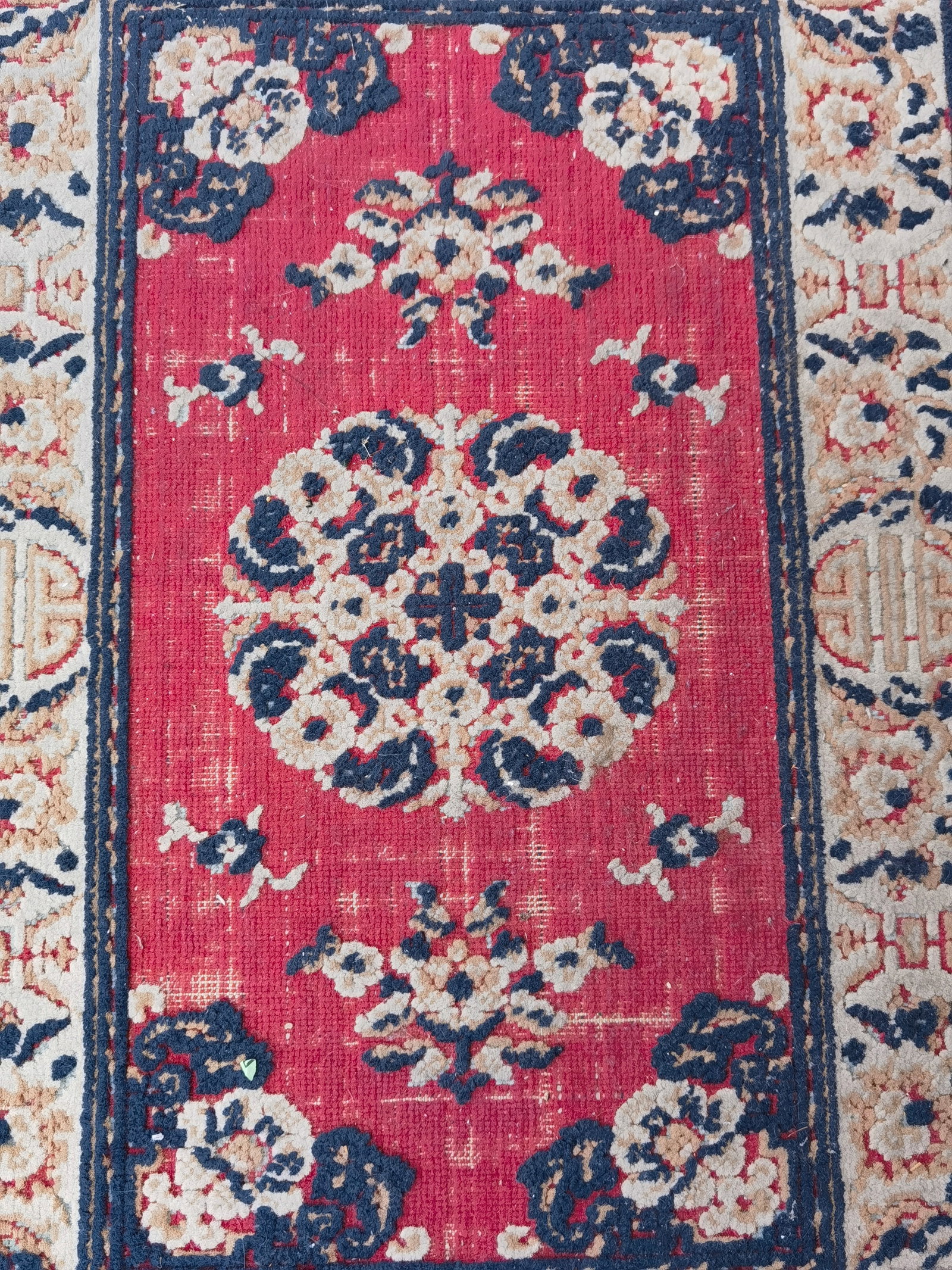 Chinese Patterned Small Rug - 2