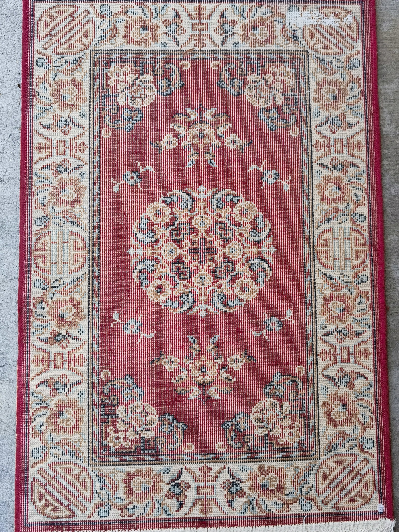 Chinese Patterned Small Rug - 5