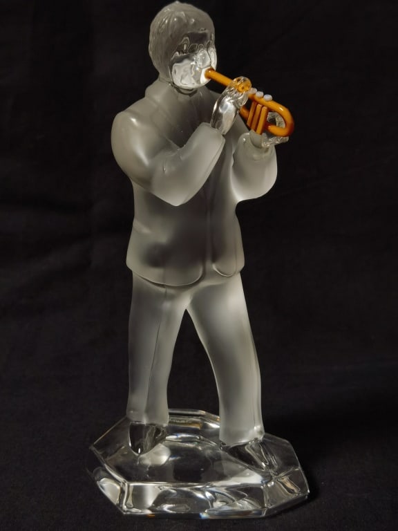 Saint Louis Frosted Crystal Jazz Band Trumpet Play (1 of 4)