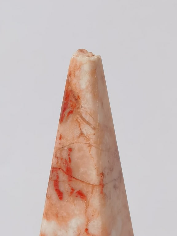 Large Pink Marble Obelisk - 4