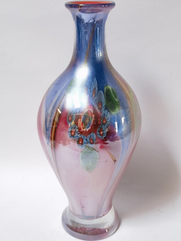 Vintage Murano Italy Clear Overcast Millefiori Art (1 of 7)