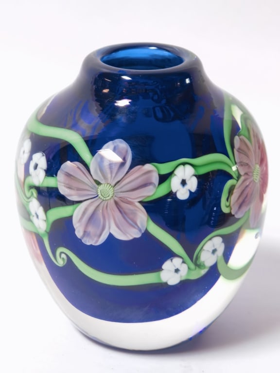 1984 Orient & Flume Pink Violet Compound Vase (1 of 7)