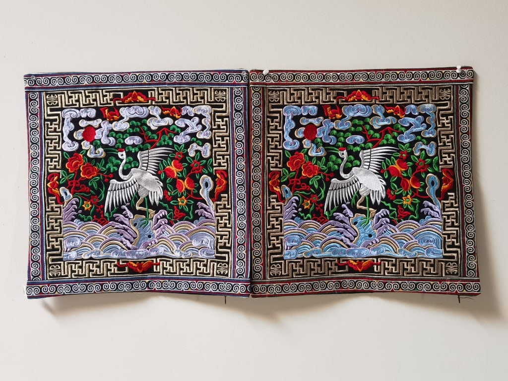 Pr. of Chinese Embroidered Court Official's Rank B (1 of 3)