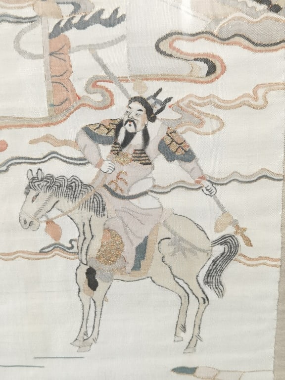 Qing Chinese "Three Kingdom" Kesi Panel - 7