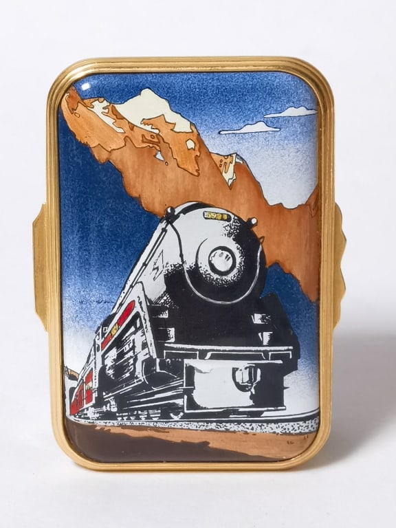 Limited Ed. Halcyon Days Fairmont Hotels Enamel Bo (1 of 6)