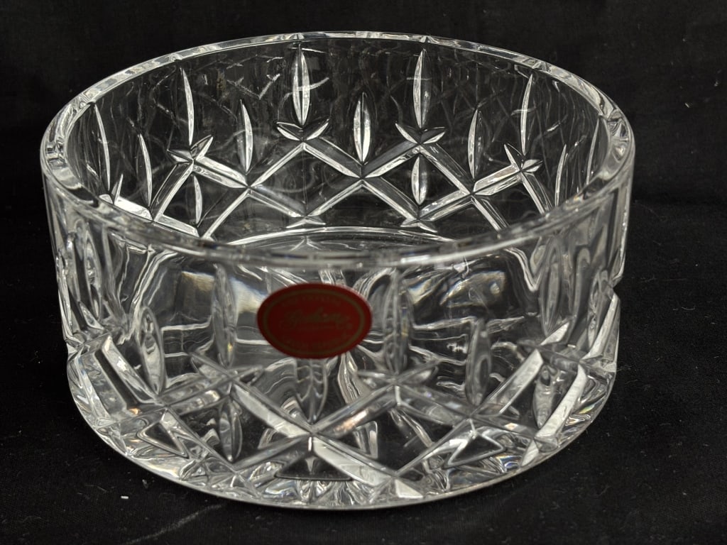 Vintage Gorham Crystal Bottle Coaster (1 of 3)