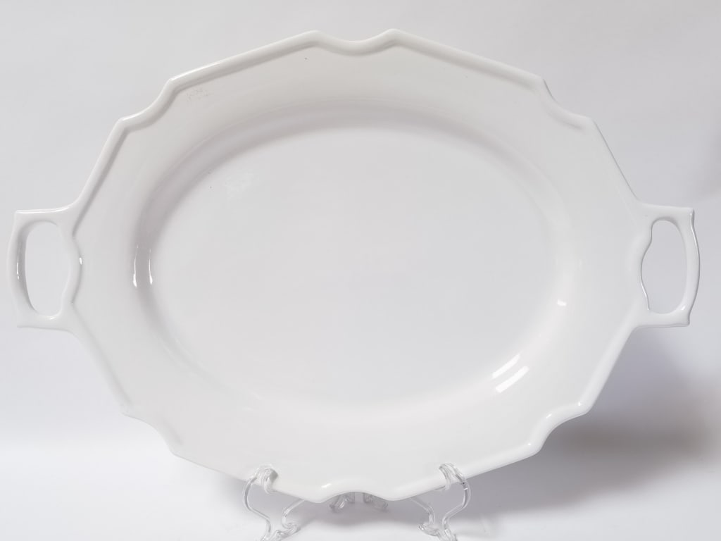 William Sonoma White Ceramic Serving Platter - 2