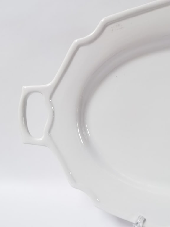 William Sonoma White Ceramic Serving Platter - 3
