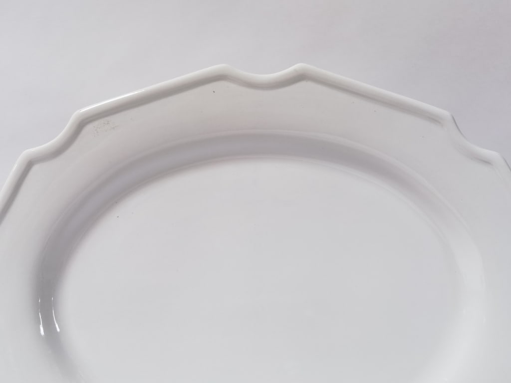 William Sonoma White Ceramic Serving Platter - 4