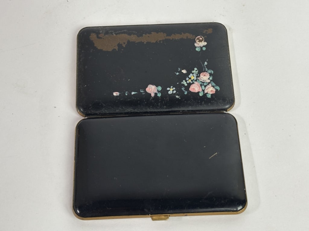 Vintage ChamplevÃ© Enamel Cigarette Case - 5