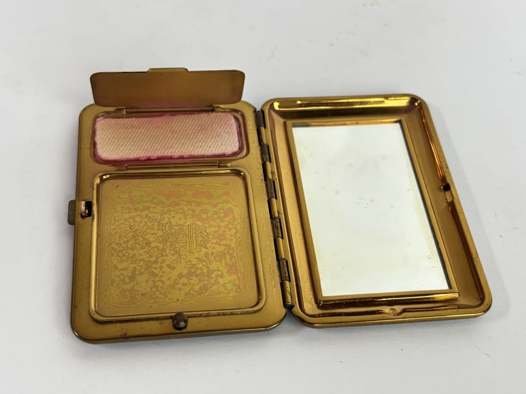 Vintage ChamplevÃ© Enamel Cigarette Case - 6